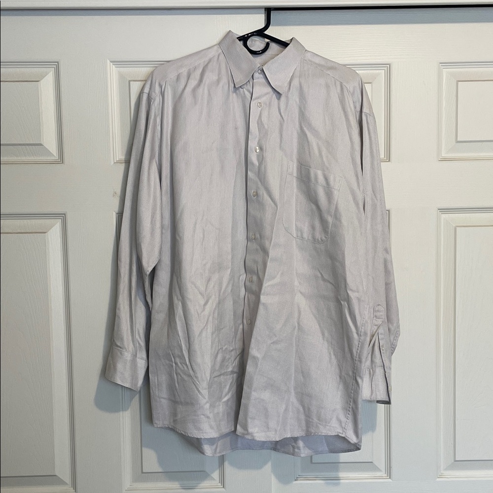Elegant Light Gray Dress Shirt for Men